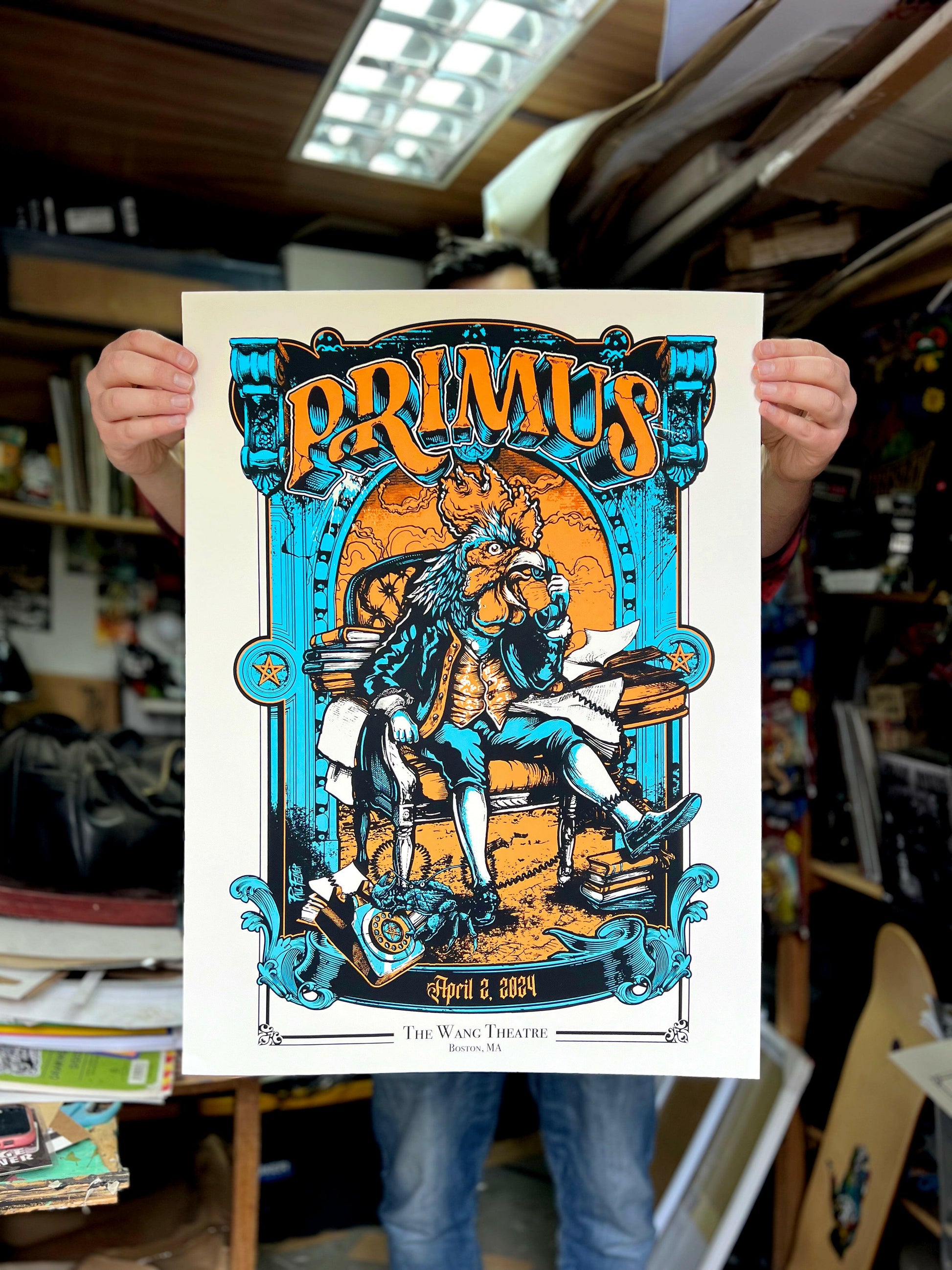 PADRE GALLO (Father Rooster) - Primus Sessanta Tour Boston 2024 - Paul Felmer