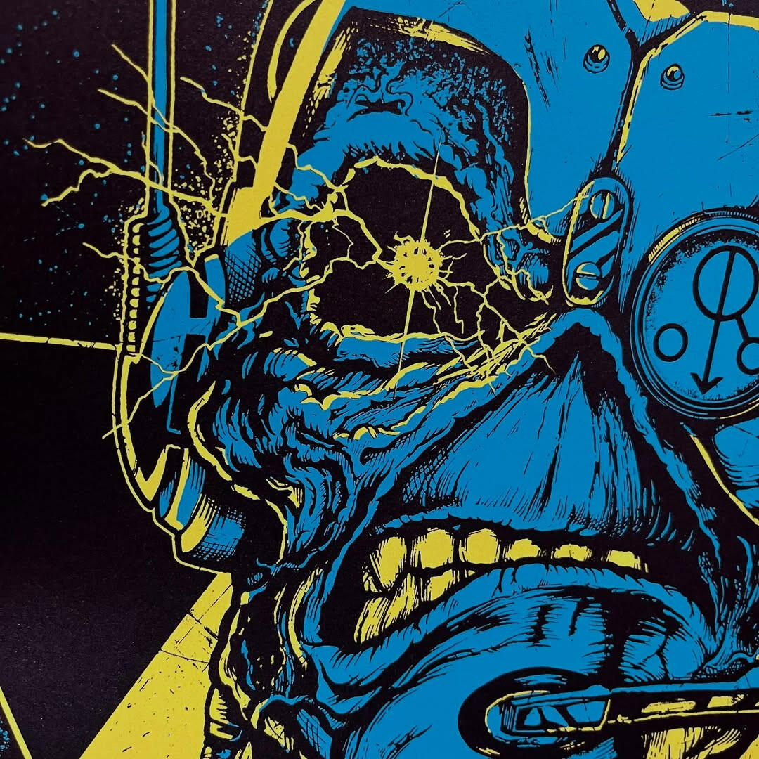 IRON MAIDEN Future Past Tour Print - Paul Felmer