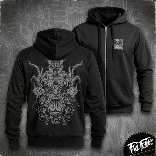 DIABLA NEGRA - Polerón Hoodie Cierre