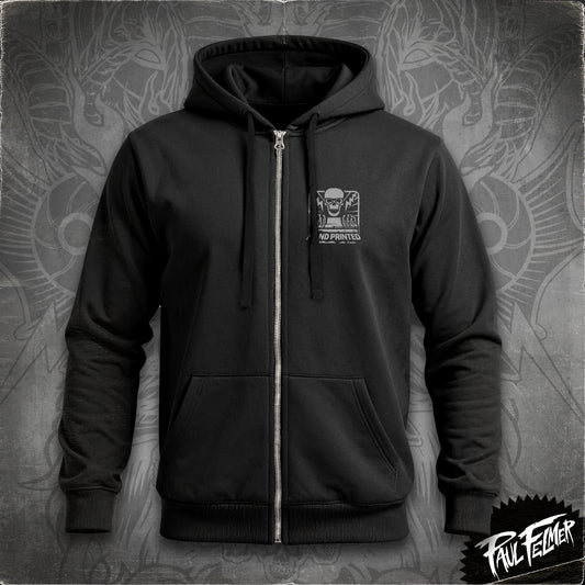 DIABLA NEGRA - Polerón Hoodie Cierre
