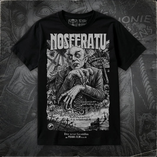Polera NOSFERATU — Serigrafía artesanal Paul Felmer