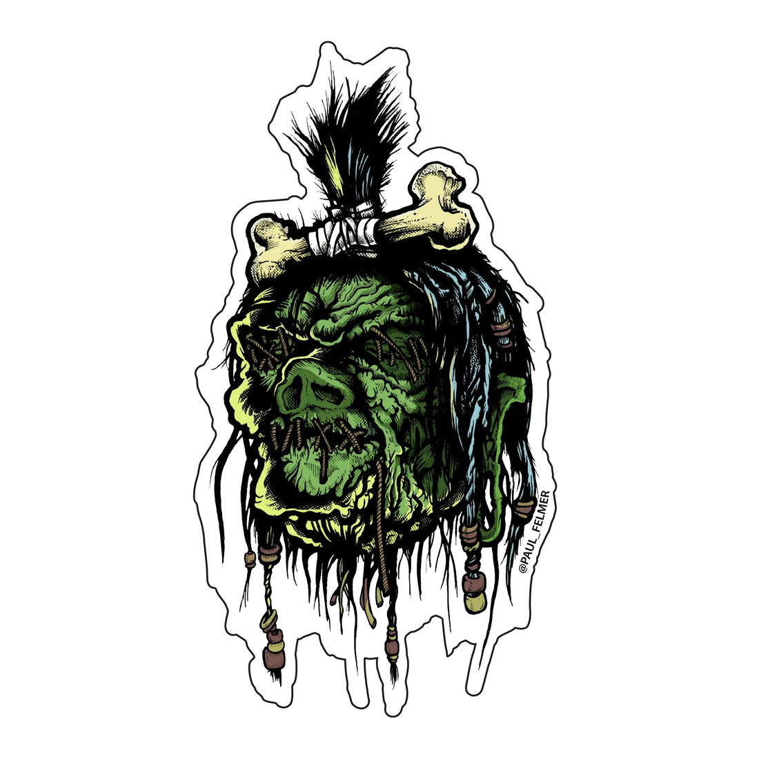 Jíbaro - Sticker Paul Felmer