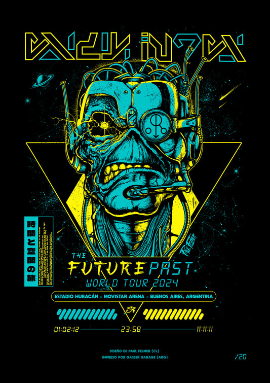 IRON MAIDEN Future Past Tour Print