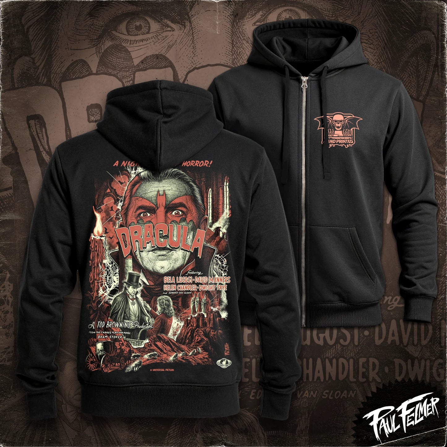 LUGOSI — Polerón Hoodie Cierre