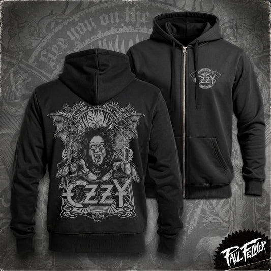 OZZY - Polerón Hoodie Zipper, Gray Edition