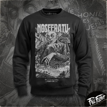 Polerón polo NOSFERATU — serigrafía artesanal Paul Felmer Chile