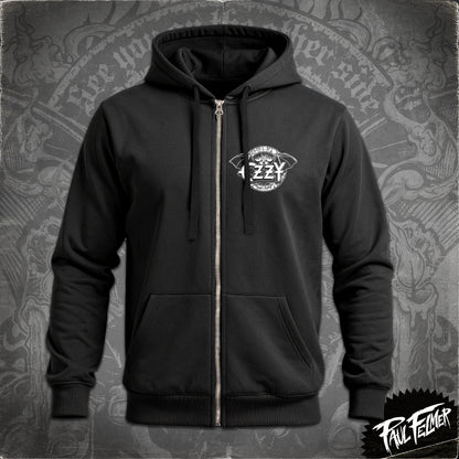 OZZY - Polerón Hoodie Zipper, White Line