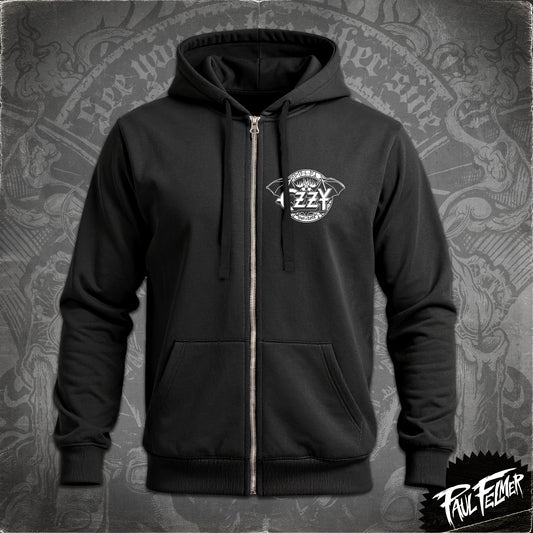 OZZY - Polerón Hoodie Zipper, White Line