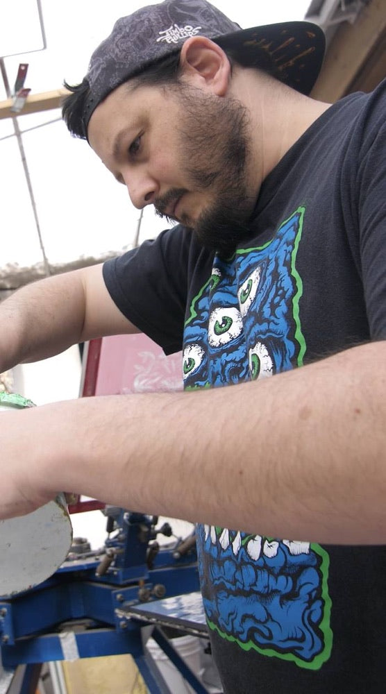 Una por una — proceso real de serigrafía